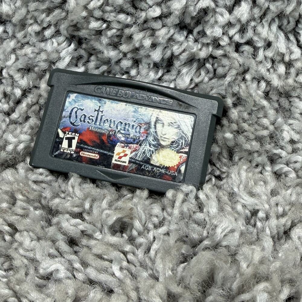 Castlevania Harmony of Dissonance Nintendo Game Boy Advance GBA Konami Authentic